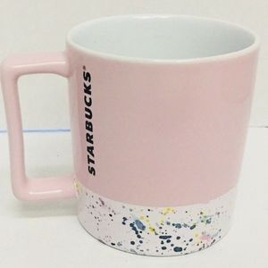 STARBUCKS 2017 PINK PASTELS COFFEE MUG 12OZ